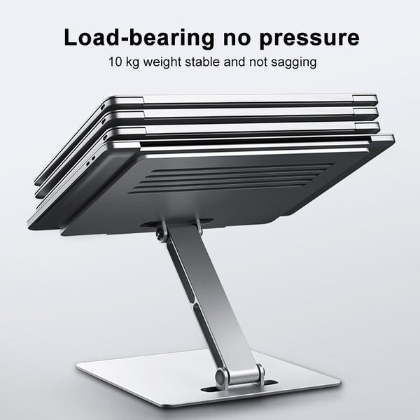 Lenovo Thinkplus Laptop Stand Silver Desktop Compatible Stands Holders & Car Mounts