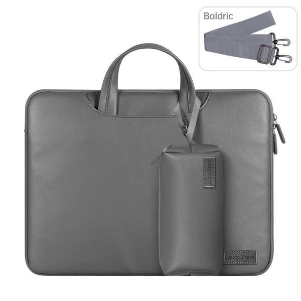 13 / 14 Inch Waterproof Laptop Bag With Power Pack Inner Brown Laptop Cases & Bags