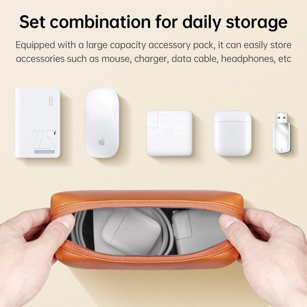 13 / 14 Inch Waterproof Laptop Bag With Power Pack Inner Brown Laptop Cases & Bags