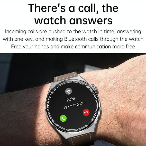 1.6 Inch Waterproof Smart Watch With Bluetooth Call & Nfc Black Smart Watches