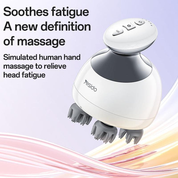 Yesido Mg12 Waterproof Head Massager White Massagers