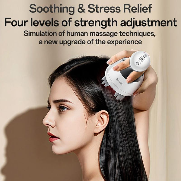 Yesido Mg12 Waterproof Head Massager White Massagers