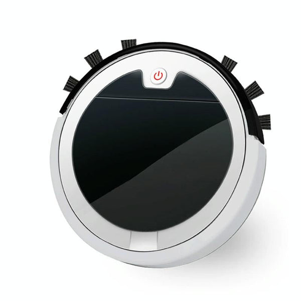 Smart Home Sweeping Robot With Remote Control And Large Suction White Black Carpet & Floor Sweepers