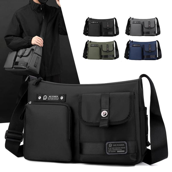 Crossbody Shoulder Bag For Casual Men Outdoor Functionality Black Bags