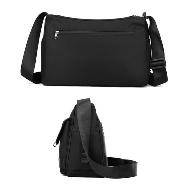 Crossbody Shoulder Bag For Casual Men Outdoor Functionality Black Bags