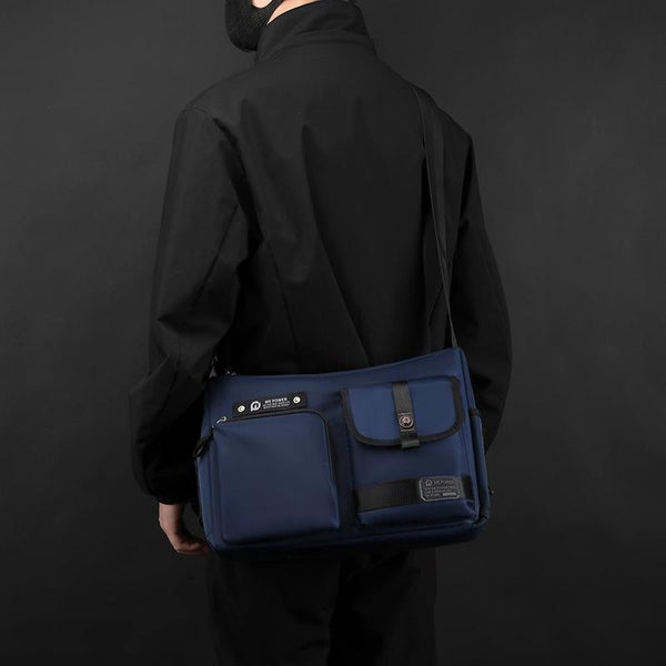 Crossbody Shoulder Bag For Casual Men Outdoor Functionality Black Bags