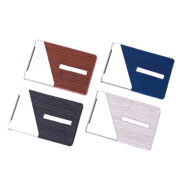 Metal Driver License Holder Fits Most Vehicles Stripe Black Business Card Holders