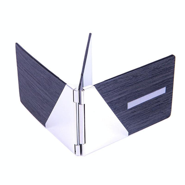 Metal Driver License Holder Fits Most Vehicles Stripe Black Business Card Holders