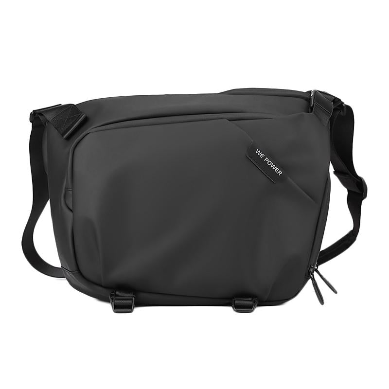 Waterproof Men Crossbody Bag Large Capacity Multifunctional Shoulder Black Bags