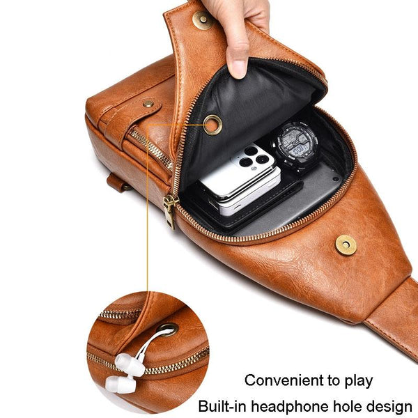 Versatile Single Shoulder Chest Bag For Motorcyclists Black Other Motorcycle Accessories