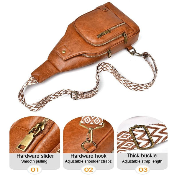 Versatile Single Shoulder Chest Bag For Motorcyclists Black Other Motorcycle Accessories