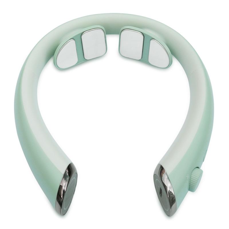 Low Frequency Heat Cervical Massager Green Massagers