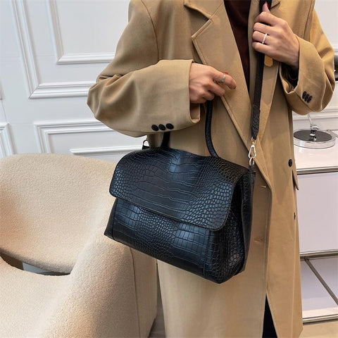 Stylish Winter Crossbody Tote For Women Black Women's Bags & Handbags