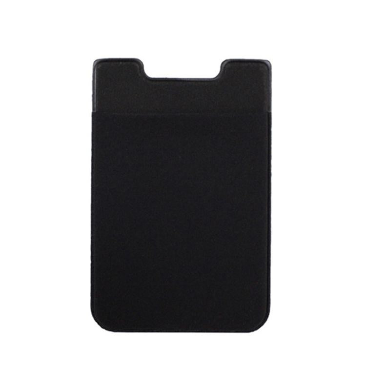 Lycra Phone Card Holder Stretch Back Sticker Wallet For Cards Bus Pass Bank Fits Most Phones Black Wallets