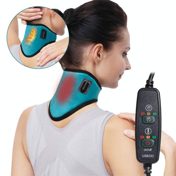 Graphene Neck Pain Relief Tool Usb Heating Sea Green Other Massage