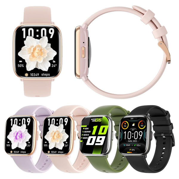 Waterproof Smart Watch With Blood Oxygen Monitoring Ip68 Pink Smart Watches