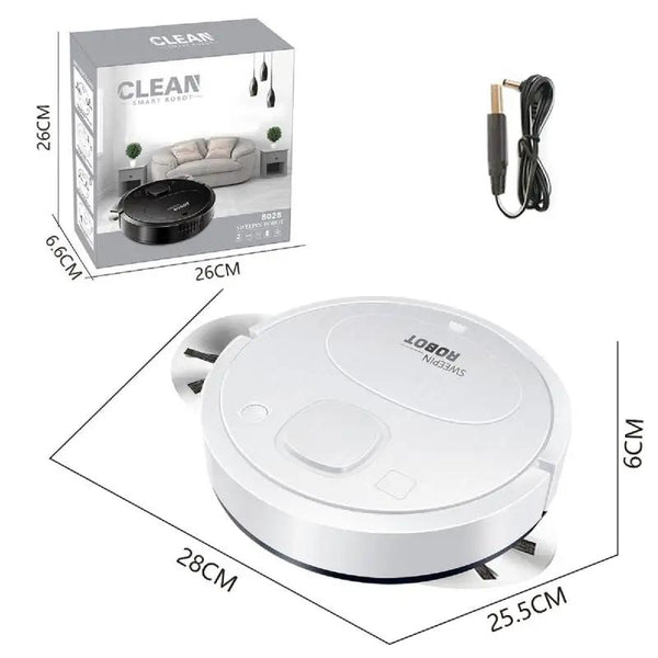 Smart Usb Charging Robot Vacuum Cleaner Automatic Cleaning White Vacuum Cleaners