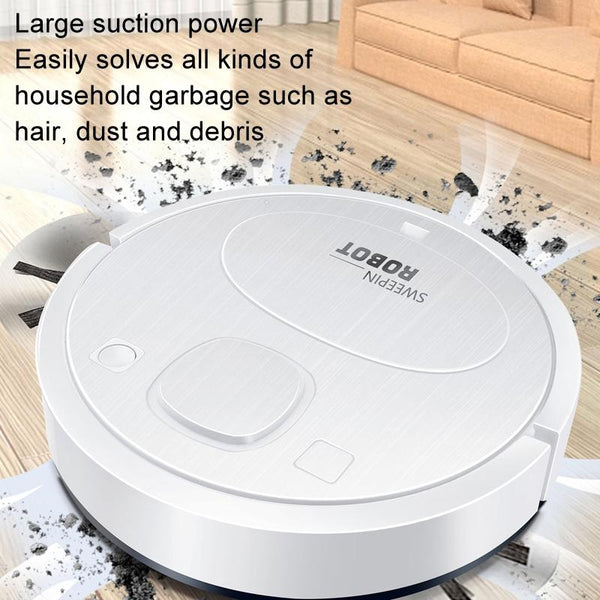Smart Usb Charging Robot Vacuum Cleaner Automatic Cleaning White Vacuum Cleaners