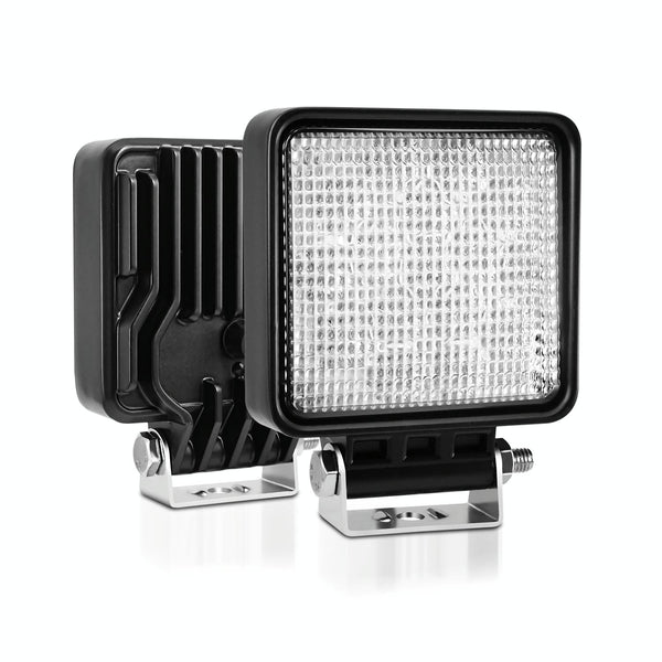 14W 9 30V Inch Mixed Luminous Square Floodlight With Wire Set Led Car Lights