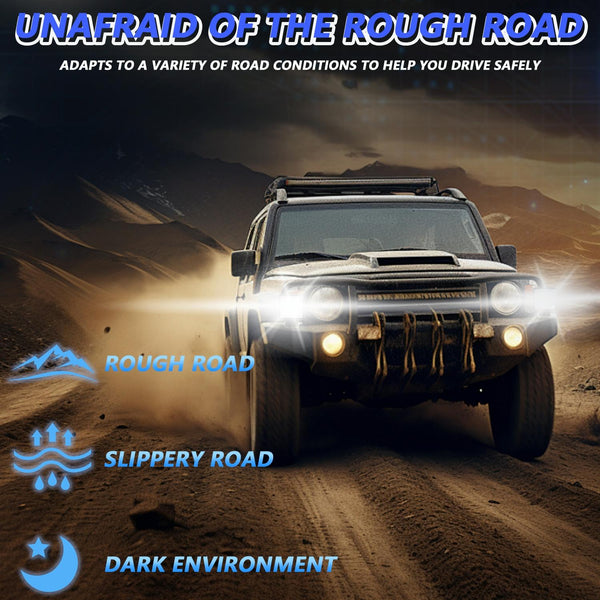 14W 9 30V Inch Mixed Luminous Square Floodlight With Wire Set Led Car Lights