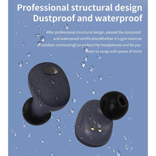 Wireless Bluetooth Earphones With 5D Sound And Magnetic Charging Box White Earbuds