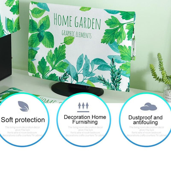 Universal 3 In 1 Desktop Pc Dust Cover Fits 17 19 Inch Flamingo Other Computer Monitors & Accs