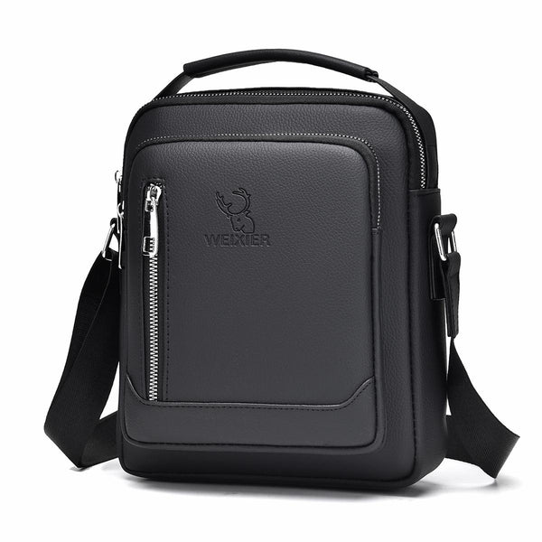1 Sets Of Men Multifunctional Crossbody Bag Versatile Single Shoulder Carry Black Bags