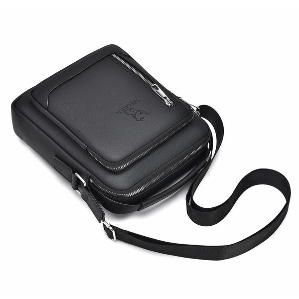 1 Sets Of Men Multifunctional Crossbody Bag Versatile Single Shoulder Carry Black Bags