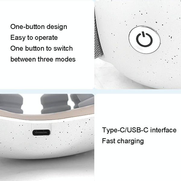 Bluetooth Music Eye Massager Hot Vibration Care Rhythm Massagers