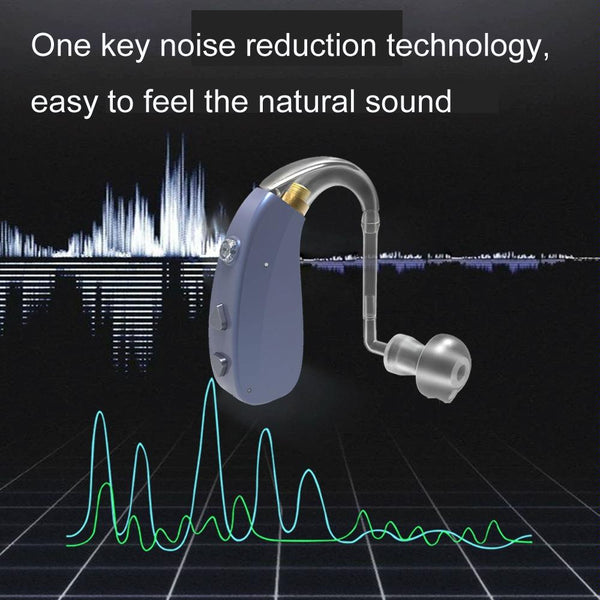 Digital Elderly Hearing Aid Rechargeable Sound Amplifier Black Skin Colour Other Health Care