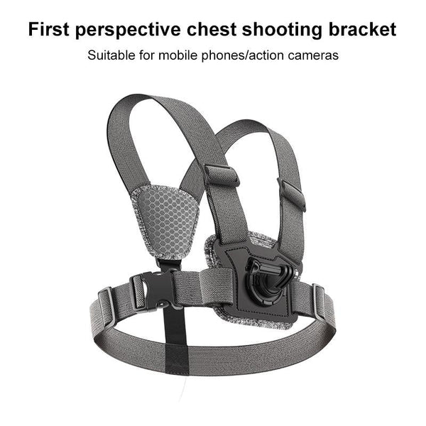 Chest Strap With Mount And Screw 6 In 1 Phone Clamp Straps & Hand Grips