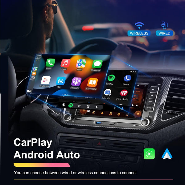 2 + 64G Carplay Android Navigation For Vw / Skoda Reversing Camera Large Screen Other Car Audio