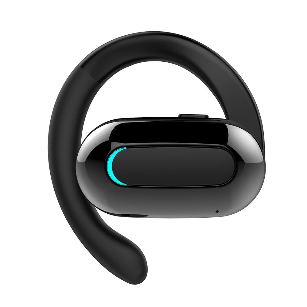 M F9 Rotatable Ear Mounted Enc Call Noise Reduction Bluetooth Stereo Sports Earphones Black Earbuds