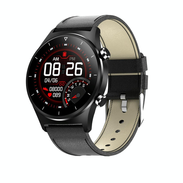 Waterproof Smart Watch With Heart / Bp Oxygen Sleep Monitoring Ip68 Black Watches