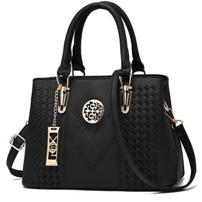 Women Leather Messenger Handbag Stylish And Functional Black Women's Bags & Handbags