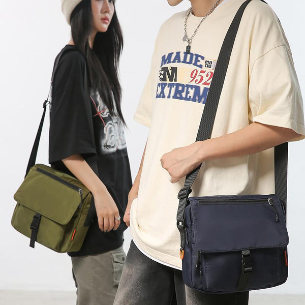 Waterproof Unisex Crossbody Bag For Couples Black Bags