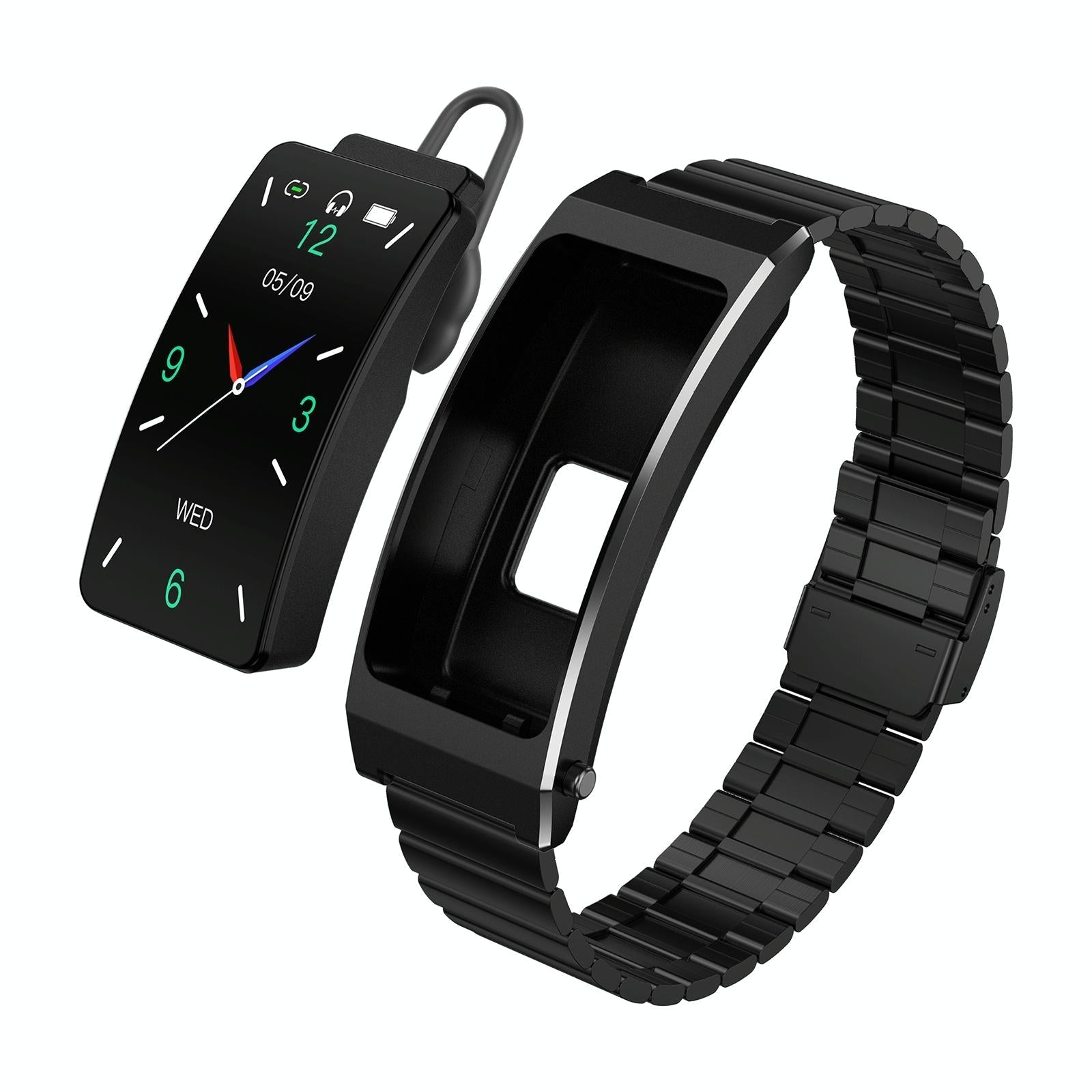 Sleep Oxygen Monitoring Smart Bracelet Black Activity Trackers