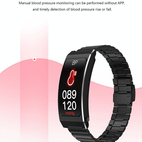 Sleep Oxygen Monitoring Smart Bracelet Black Activity Trackers
