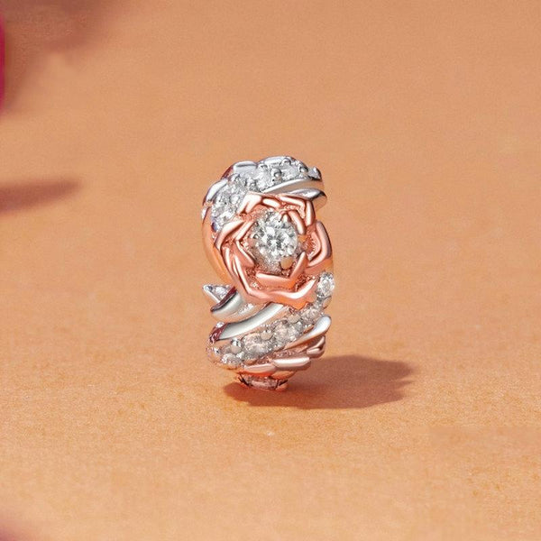 925 Sterling Silver Diy Beaded Rose Bracelet Charms & Pendants