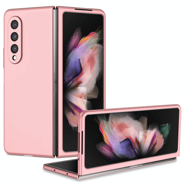 Foldable Armor Phone Case Compact Durable For Samsung Galaxy Z Fold4 5G Pink Other Mobile Accessories