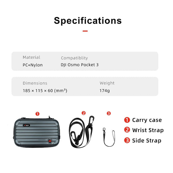 Small Organizer Bag For Sports Camera Accessories 18.5 X 11.5 6Cm Deep Gray Camera Cases Bags & Covers