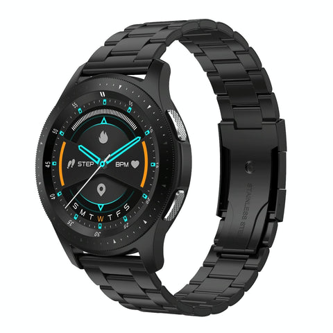 Waterproof Smart Bracelet With Touch Screen Bluetooth Call And Heart Rate Monitor Black Smart Watches