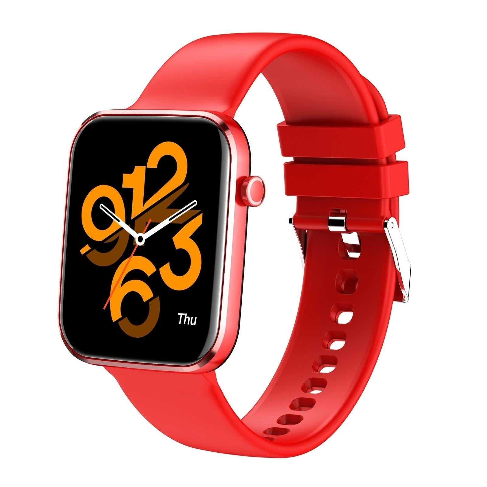 1.69 Inch Ip67 Waterproof Smart Watch With Touch Screen Health Monitoring Red Smart Watches