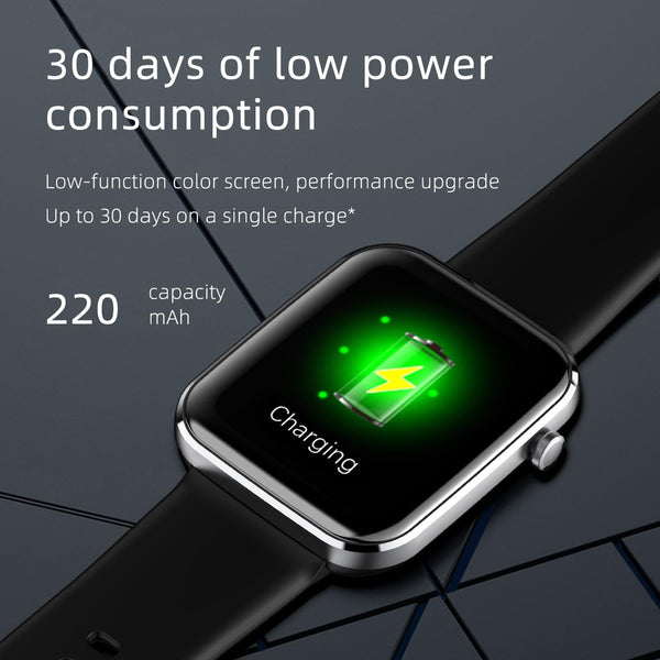 1.69 Inch Ip67 Waterproof Smart Watch With Touch Screen Health Monitoring Red Smart Watches