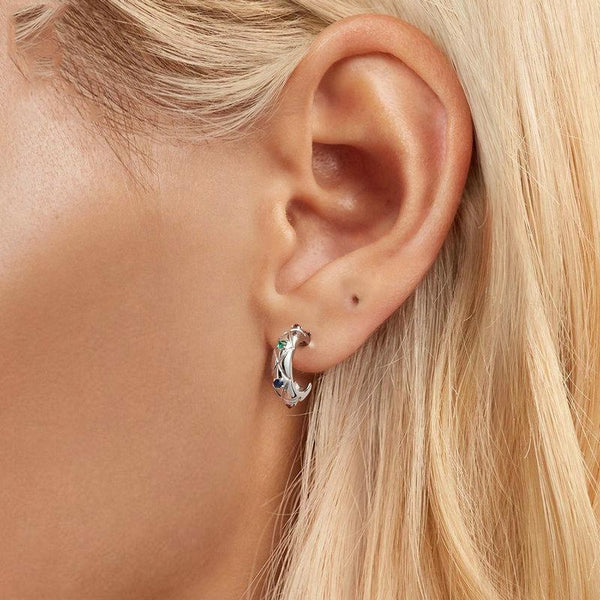 Veile Studios 925 Sterling Silver Vintage Diamond Pattern Earrings