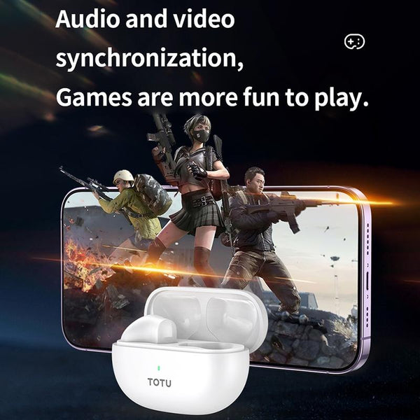 Bluetooth 5.0 Wireless Options Black Earbuds