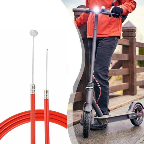 2 Pack Rear Disc Brake Cable For Xiaomi Mijia M365 Electric Scooter Red Accessories