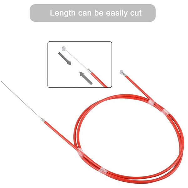 2 Pack Rear Disc Brake Cable For Xiaomi Mijia M365 Electric Scooter Red Accessories