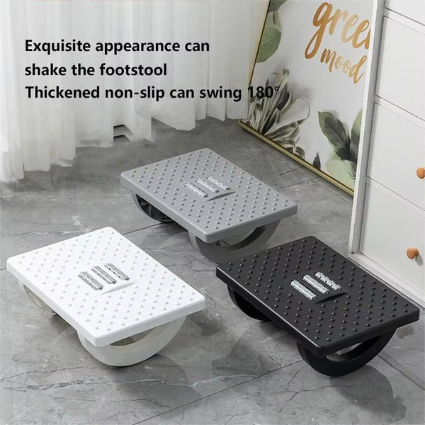 Under Desk Footrest Ergonomic Step Stool For Office Comfort Black Ottomans Footstools & Poufs