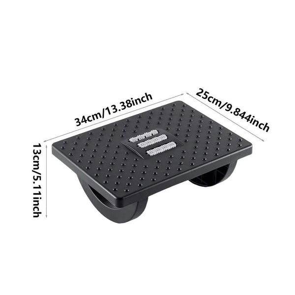 Under Desk Footrest Ergonomic Step Stool For Office Comfort Black Ottomans Footstools & Poufs